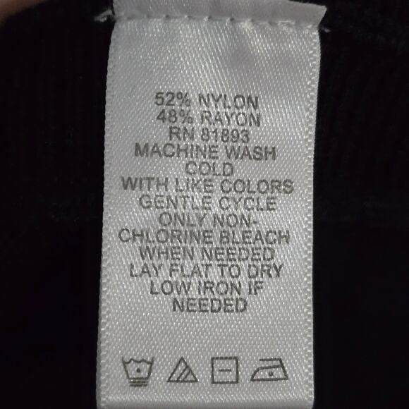 H by Halston Black Pullover Sweater 3X NWT - Picture 6 of 6